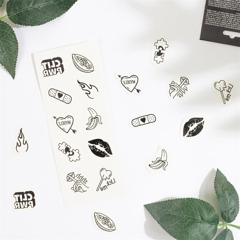 10 temporary Tattoos Candy Collection - Image 2