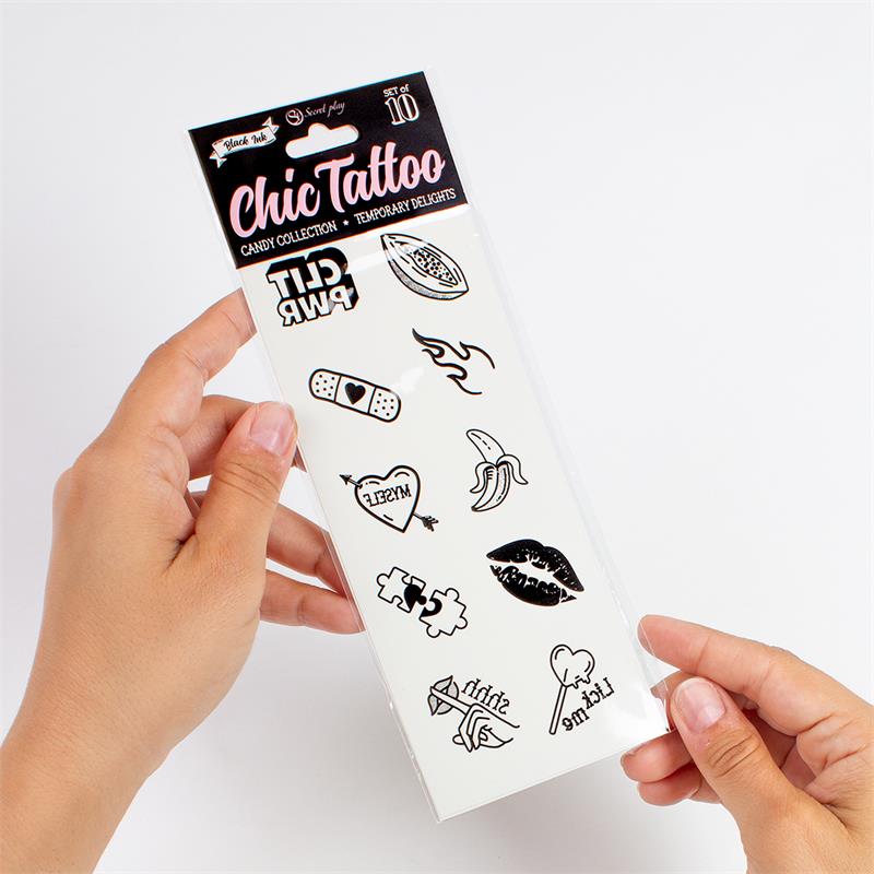 10 temporary Tattoos Candy Collection - Image 3