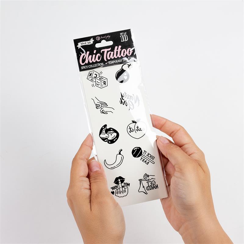 10 temporary tattoos Spicy Collection - Image 3