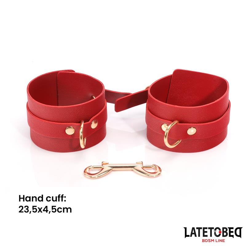 7 pcs Bondage Set with Carry bag Red - Image 7
