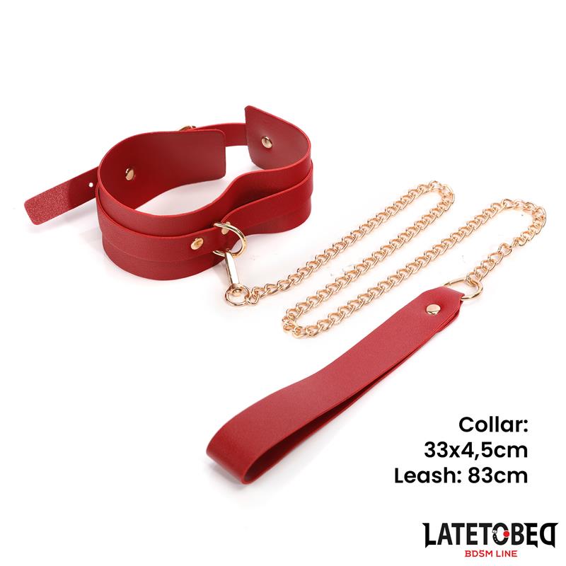 7 pcs Bondage Set with Carry bag Red - Image 8