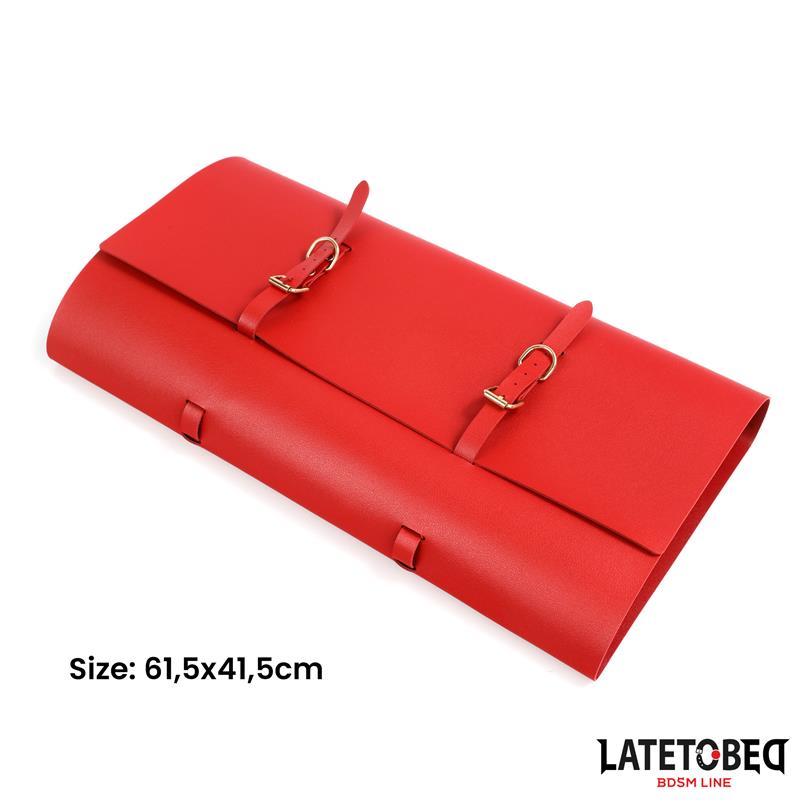 7 pcs Bondage Set with Carry bag Red - Image 9