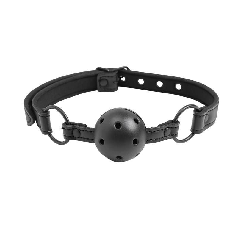 Adjustable Brrathable Ball Gag Vegan Leather - Image 2