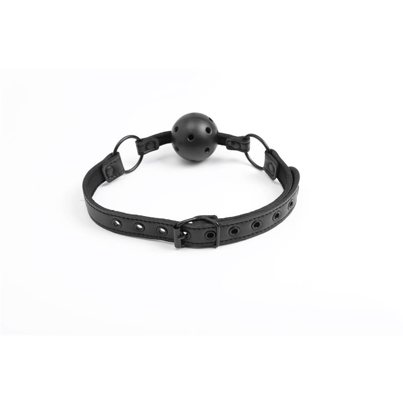 Adjustable Brrathable Ball Gag Vegan Leather - Image 4