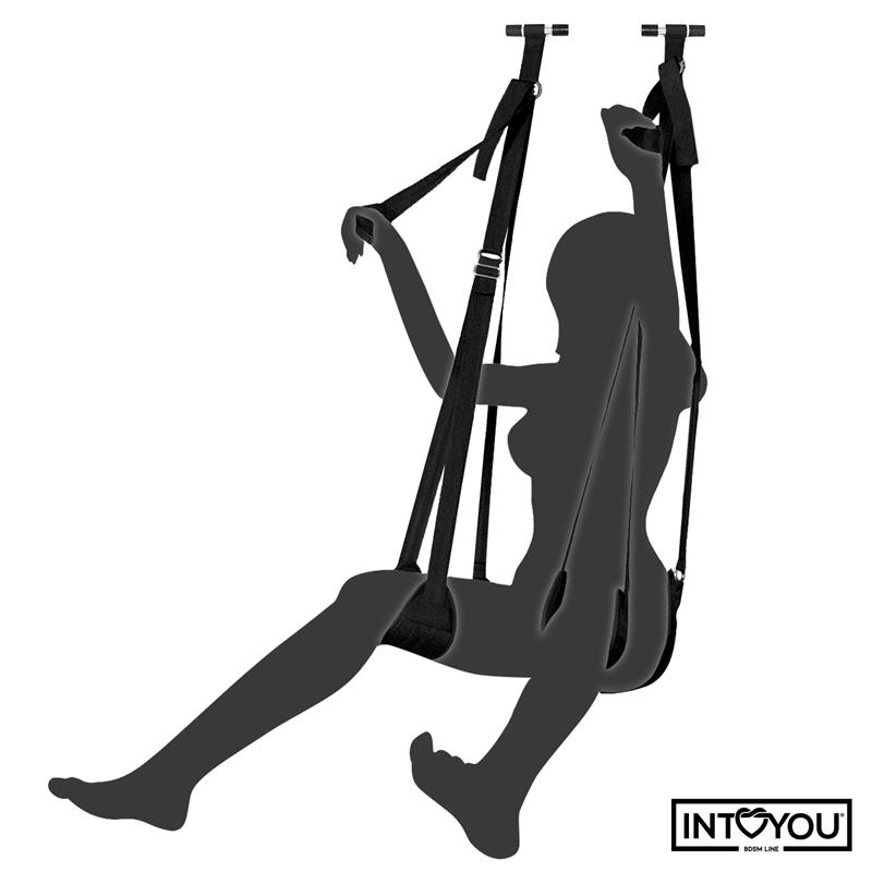 Adjustable Door Swing with Legs Support and Seat - Image 6