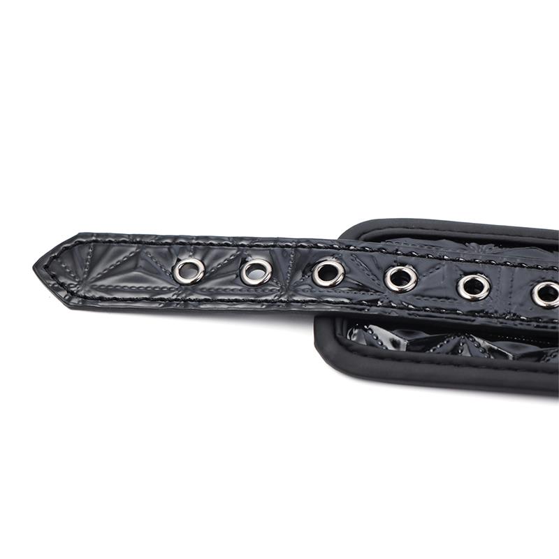 Adjustable Handcuffs Sapphire Vegan Leather - Image 5