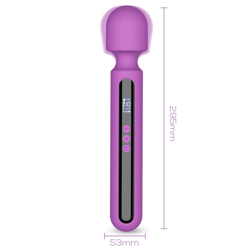 Aura Wand Massager with Digital Led Screen, Big Size and Powerfull 29.5 cm - Image 2