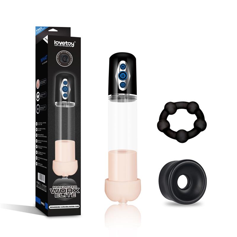 Automatic Penis Pump Maximizer Worx Elite USB Vagina - Image 5