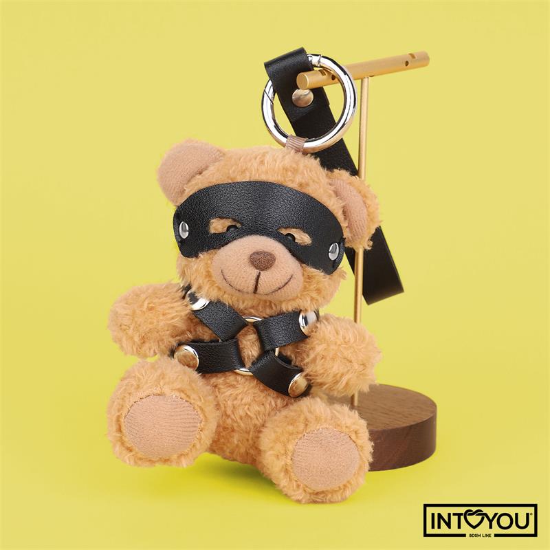 Bearly Keychain BDSM Teddy Bear with Chest Harness - Image 4