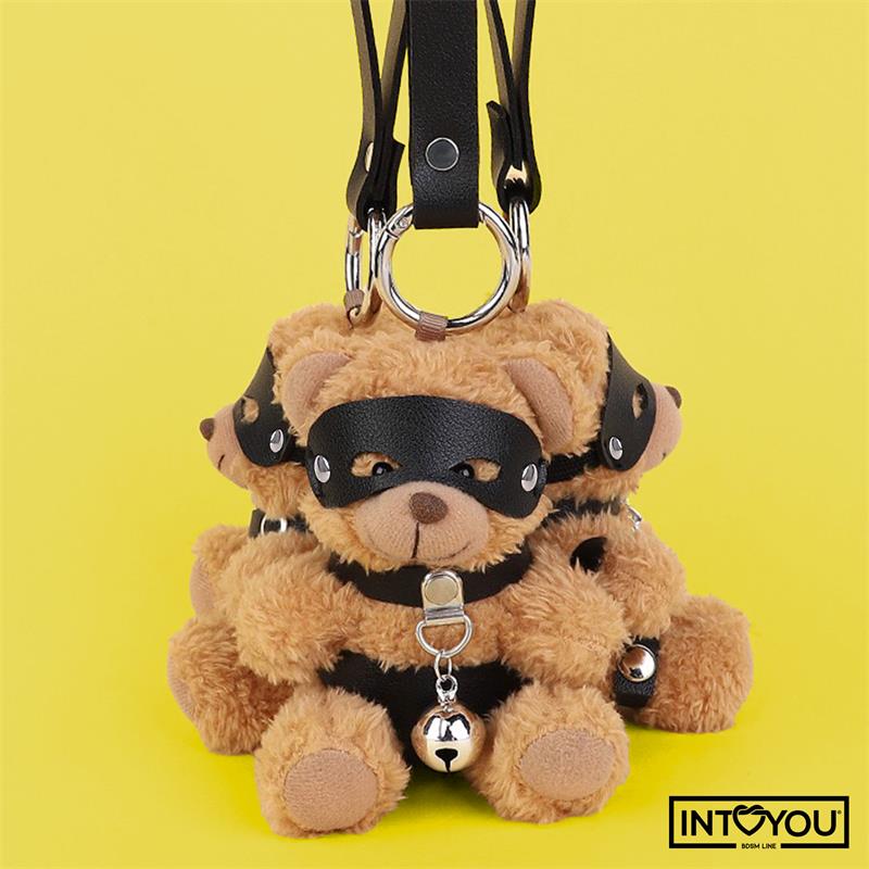 Bearly Keychain BDSM Teddy Bear with Chest Harness - Image 6