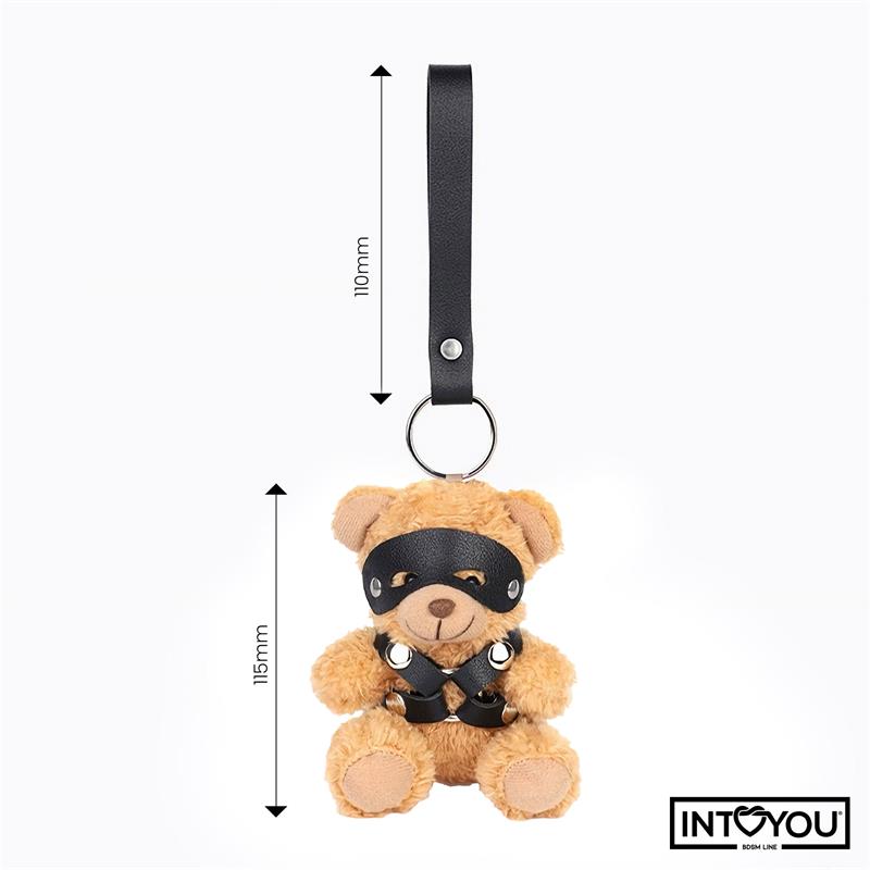 Bearly Keychain BDSM Teddy Bear with Chest Harness - Image 9