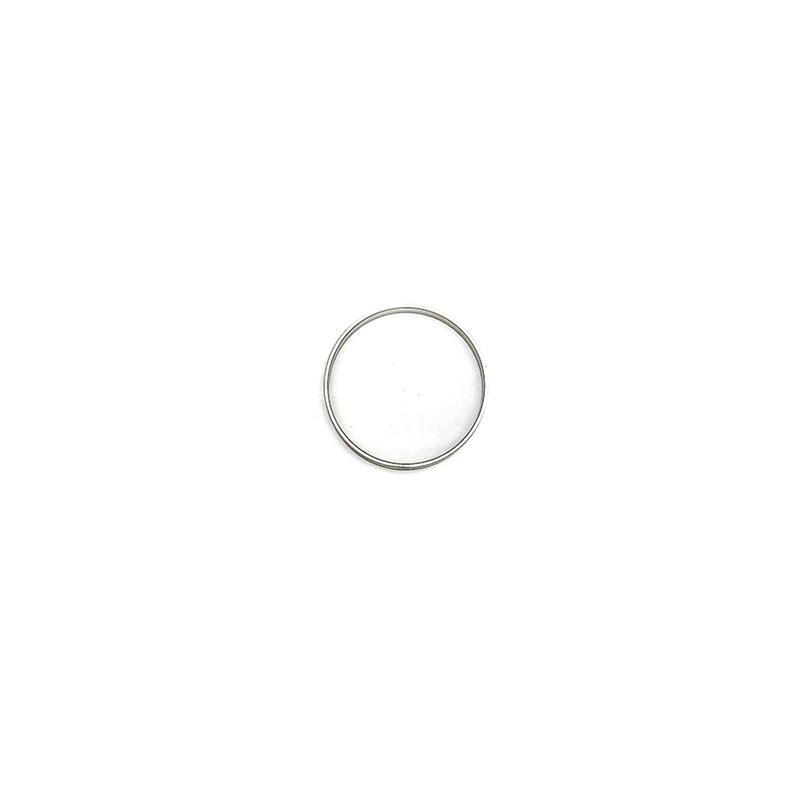 Bondage Play Steel Cock Ring Silver - Image 2