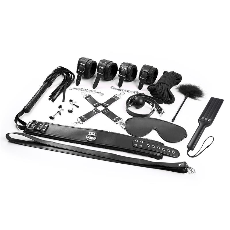 Bondage Set 11 Pieces Black - Image 4