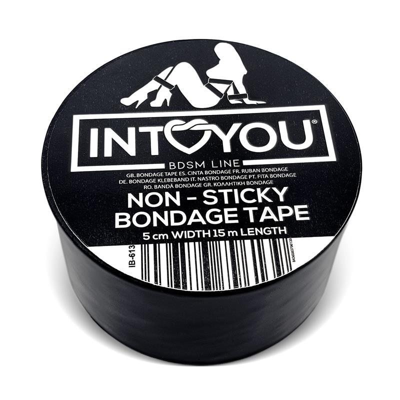 Bondage Tape Non-Sticky Black 15 meters - Image 2