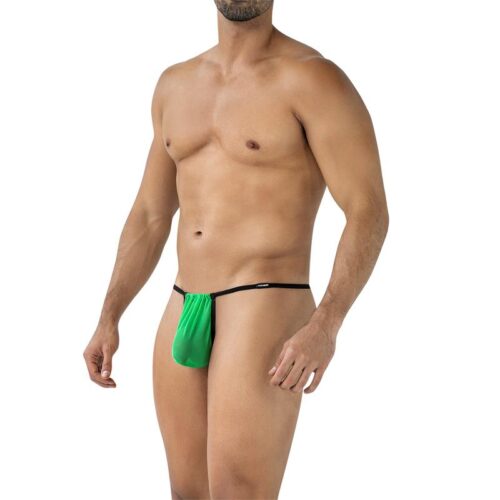 C4MSPX04 Fluo Pouch V-String Green