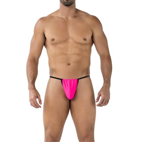 C4MSPX04 Fluo Pouch V-String Hot Pink