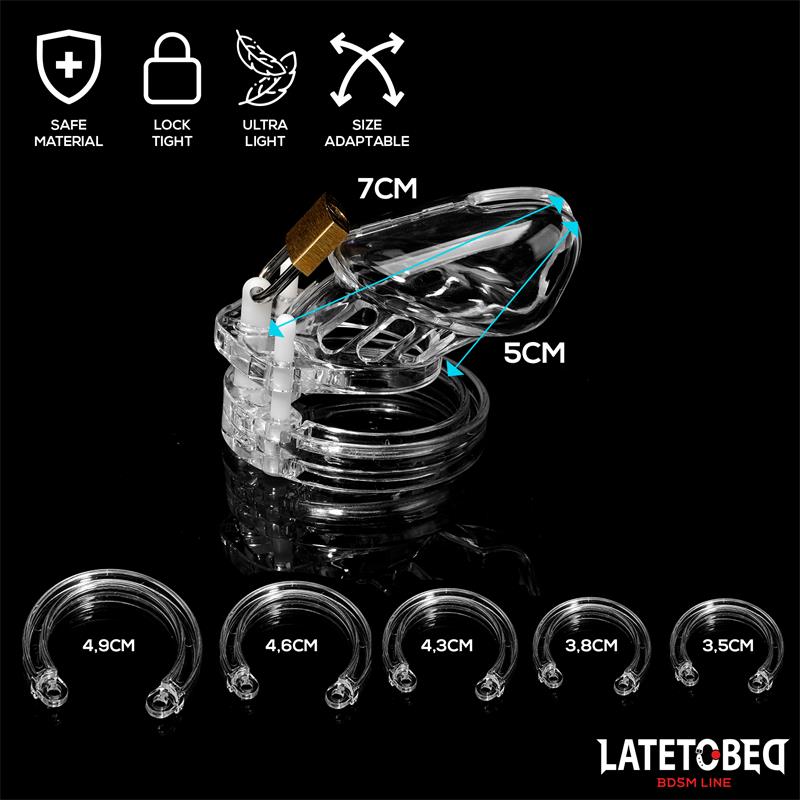 Chastity Penis Cage Short Clear - Image 6