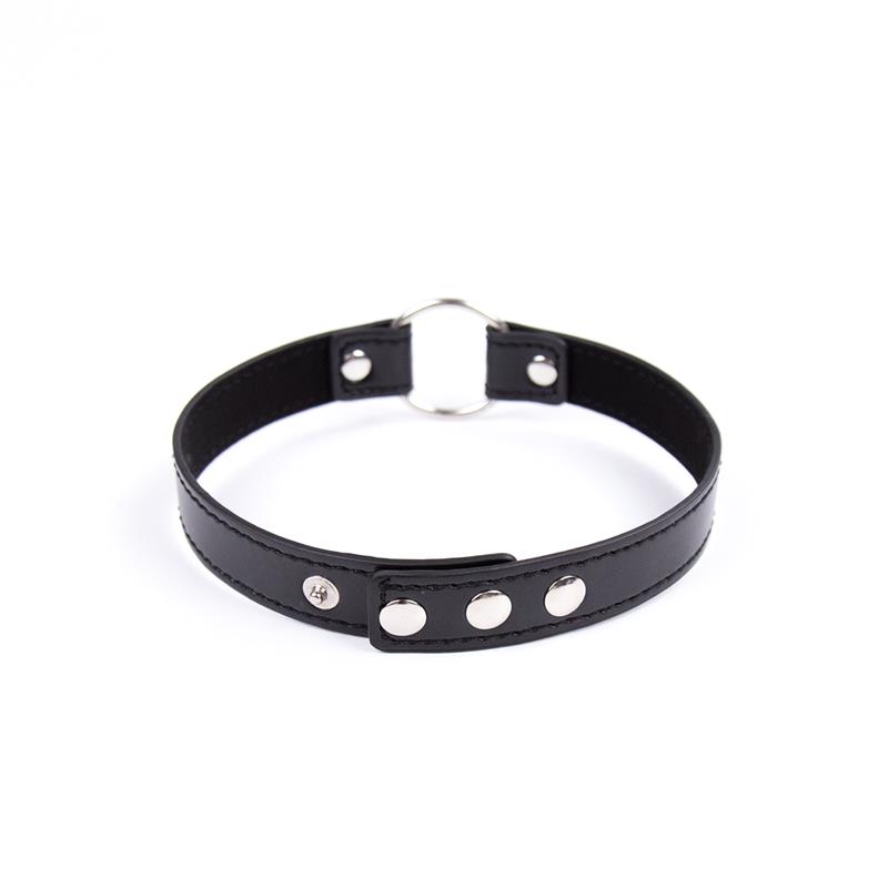 Collar with Hoop Adjustable 38,2 cm Black - Image 2