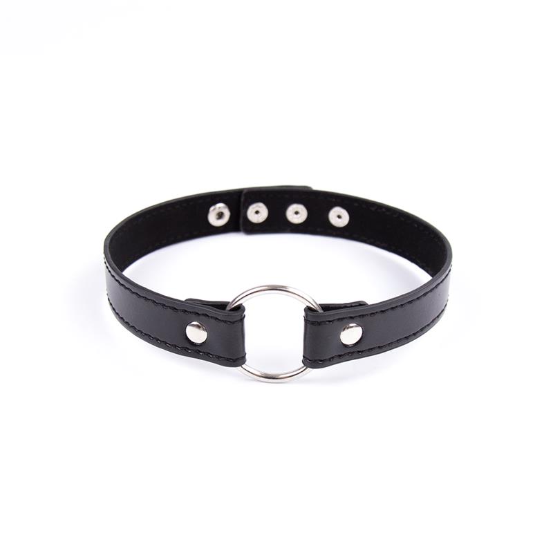 Collar with Hoop Adjustable 38,2 cm Black