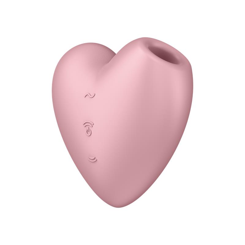 Cutie Heart Clitoris Sucker and Vibe Pink - Image 2
