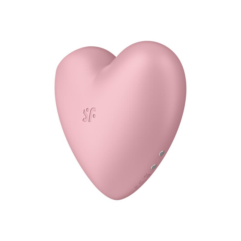 Cutie Heart Clitoris Sucker and Vibe Pink - Image 5