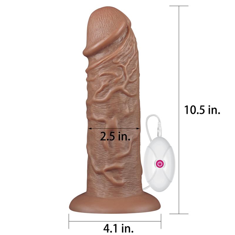 Dildo King 10.5 with Vibration Chubby Brown - Image 10
