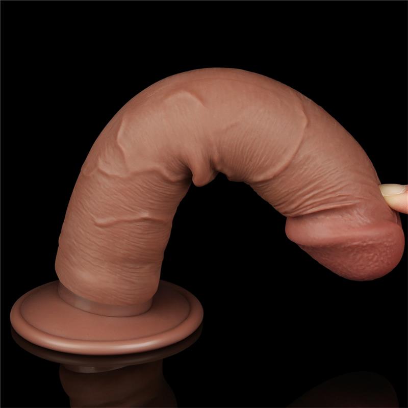 Dildo Sliding Skin 8 Brown - Image 10