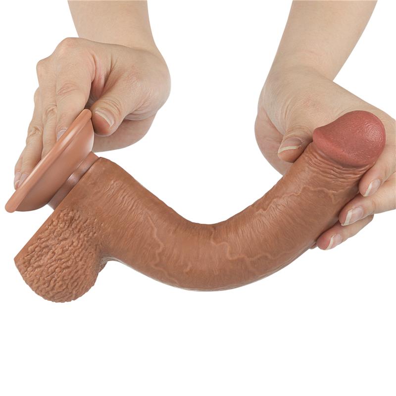 Dildo Sliding Skin 9 Brown - Image 2