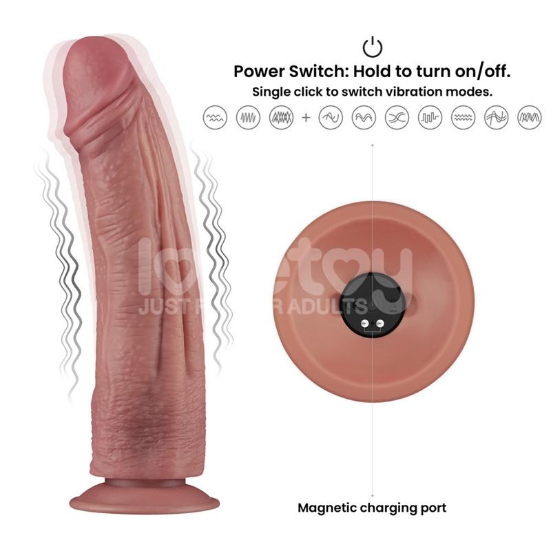 Dual Density Dildo with Vibration 10,5 - Image 13