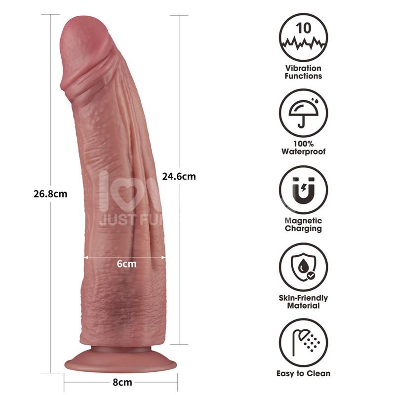 Dual Density Dildo with Vibration 10,5 - Image 14
