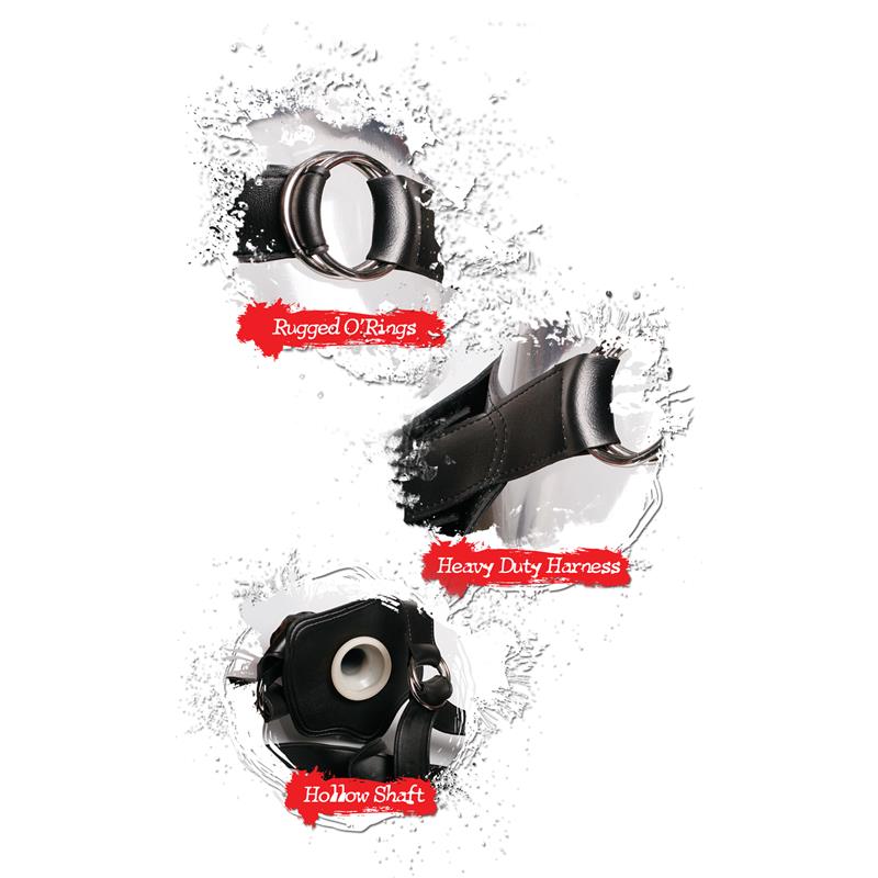 Extreme Hollow Strap-On 25.5 cm Flesh - Image 2