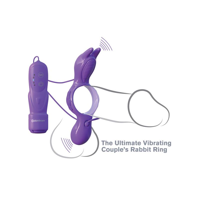 Fantasy C-Ringz His and Hers Ultimate Rabbit Purple - Image 2