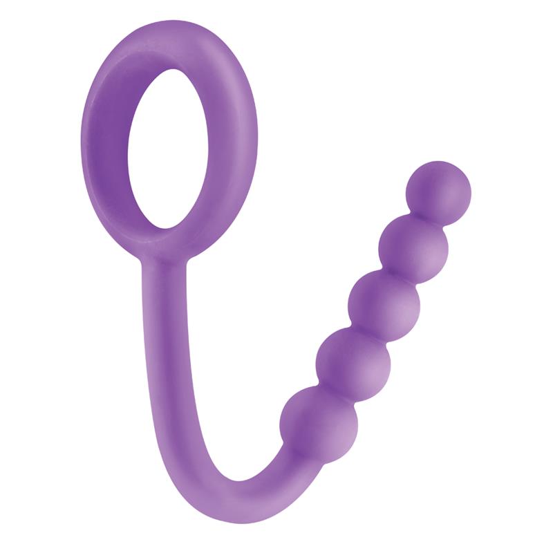 Fetish Fantasy Elite Ball Cinch with Anal Bead Purple