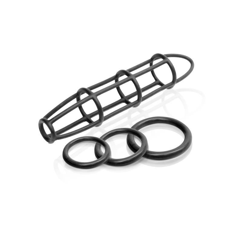 Fetish Fantasy Elite Cockcage and Ring Set Black - Image 2