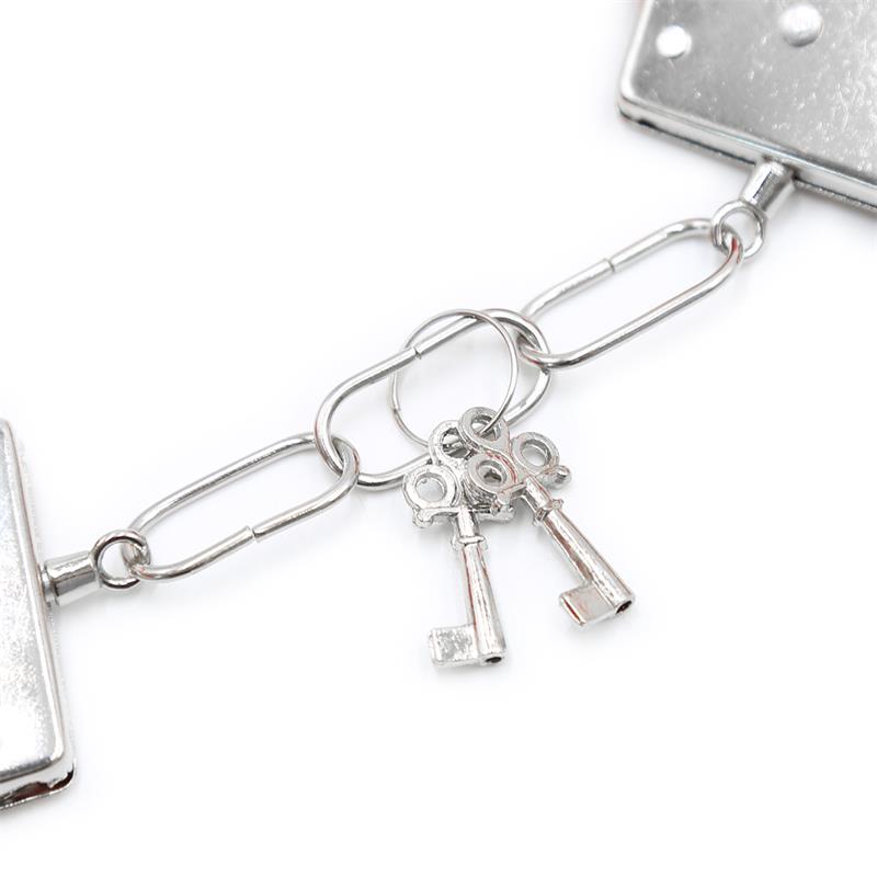 Furry Metal Handcuffs Red - Image 9