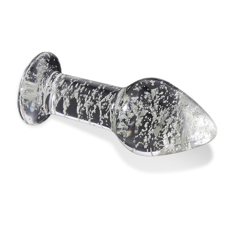 Glow in the Dark Glass Butt Plug - Image 5