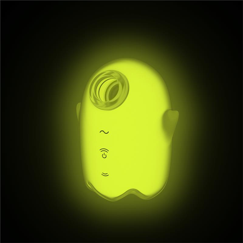 Glowing Ghost Clitoris Sucker Glows in the dark Yellow - Image 2