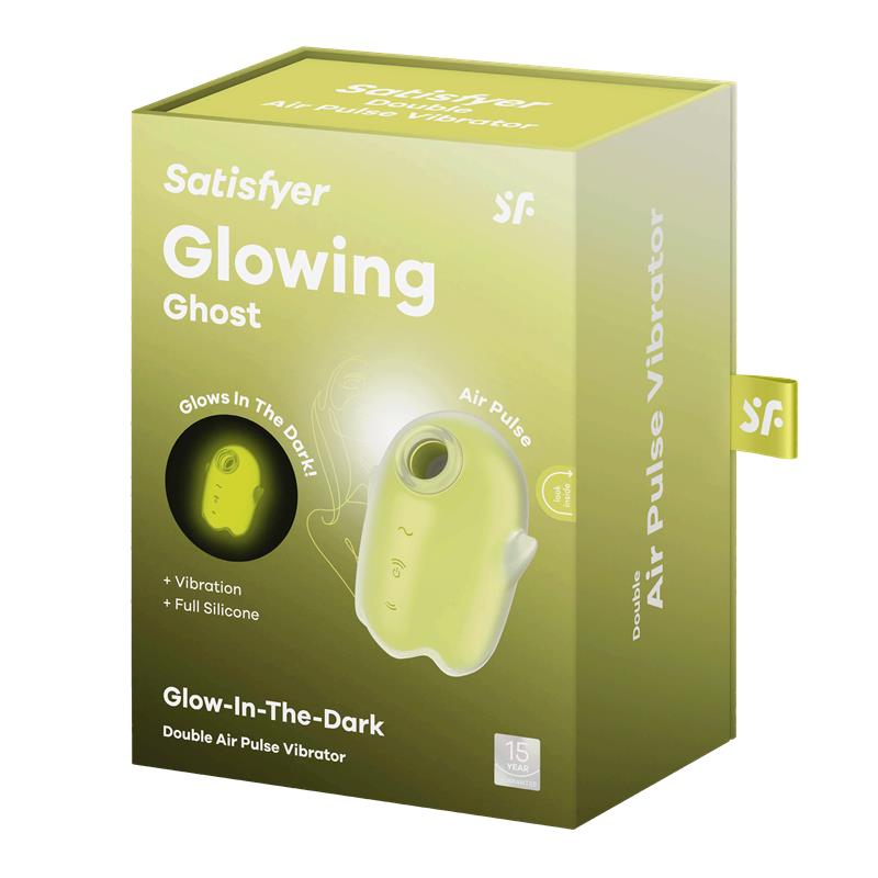 Glowing Ghost Clitoris Sucker Glows in the dark Yellow - Image 7