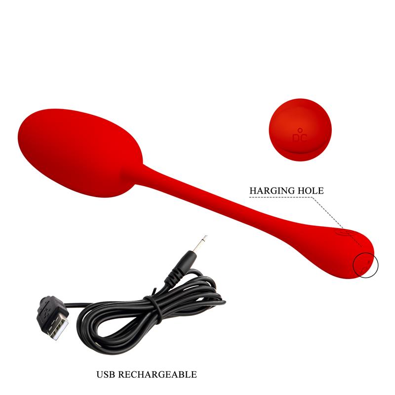 Knucker Vibrating Egg Red - Image 9