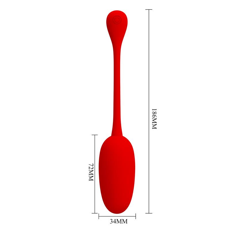 Knucker Vibrating Egg Red - Image 10