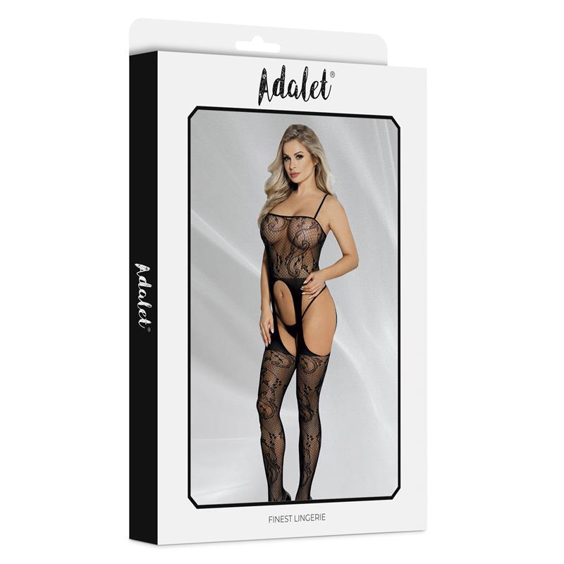 Lilly Open Bodystocking with Garters - Image 4