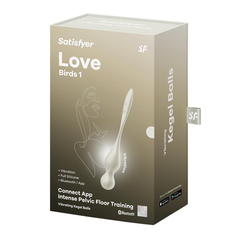 Love Birds 1 Kegel Balls with APP White - Image 6