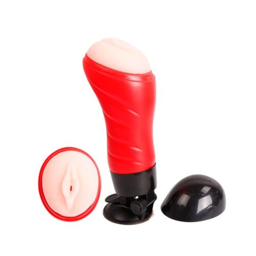 Mens stroker,  removable soft tpr sleeve, voice,