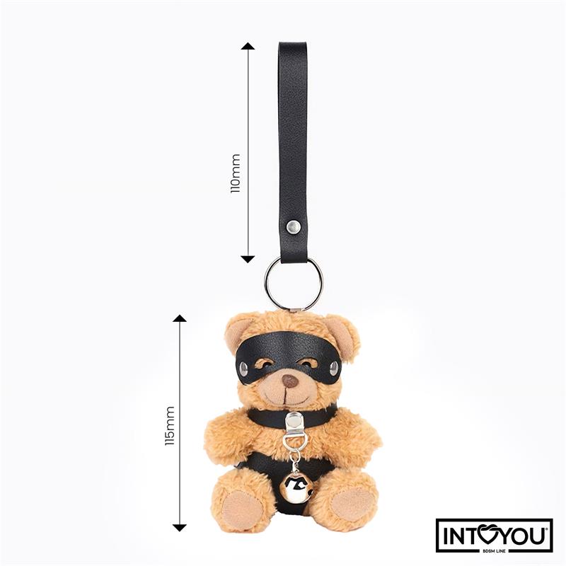 Mimi Keychain BDSM Teddy Bear with Collar and Bell - Image 9