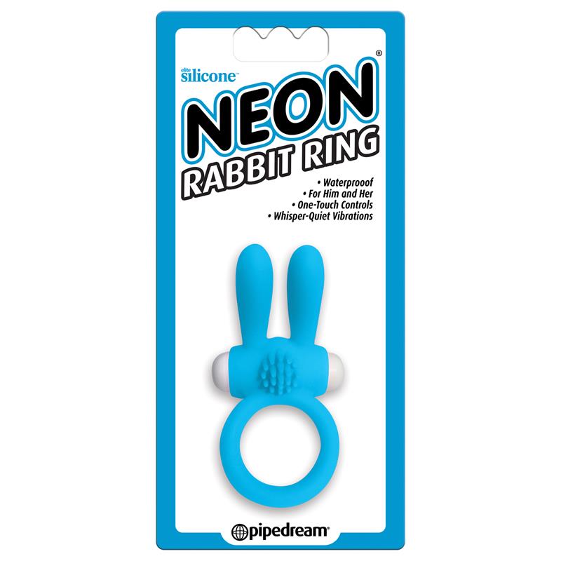 Neon Rabbit Ring Blue - Image 2