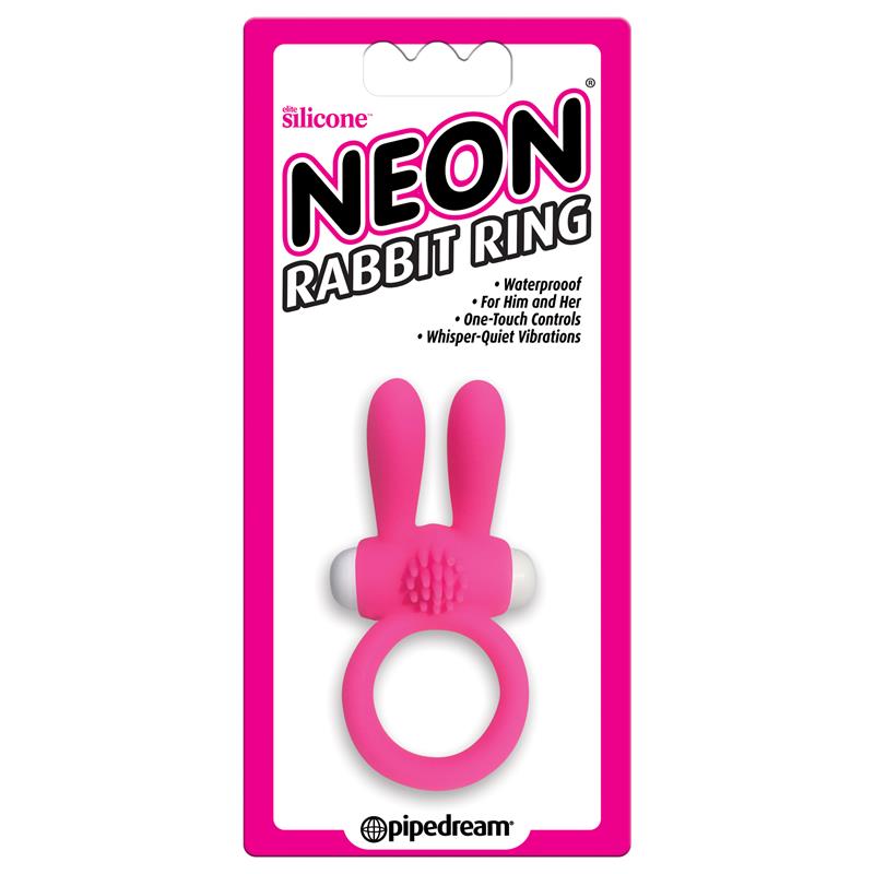 Neon Rabbit Ring Pink - Image 2
