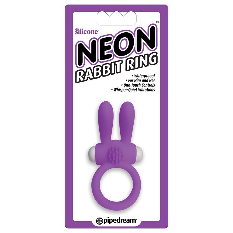 Neon Rabbit Ring Purple - Image 2