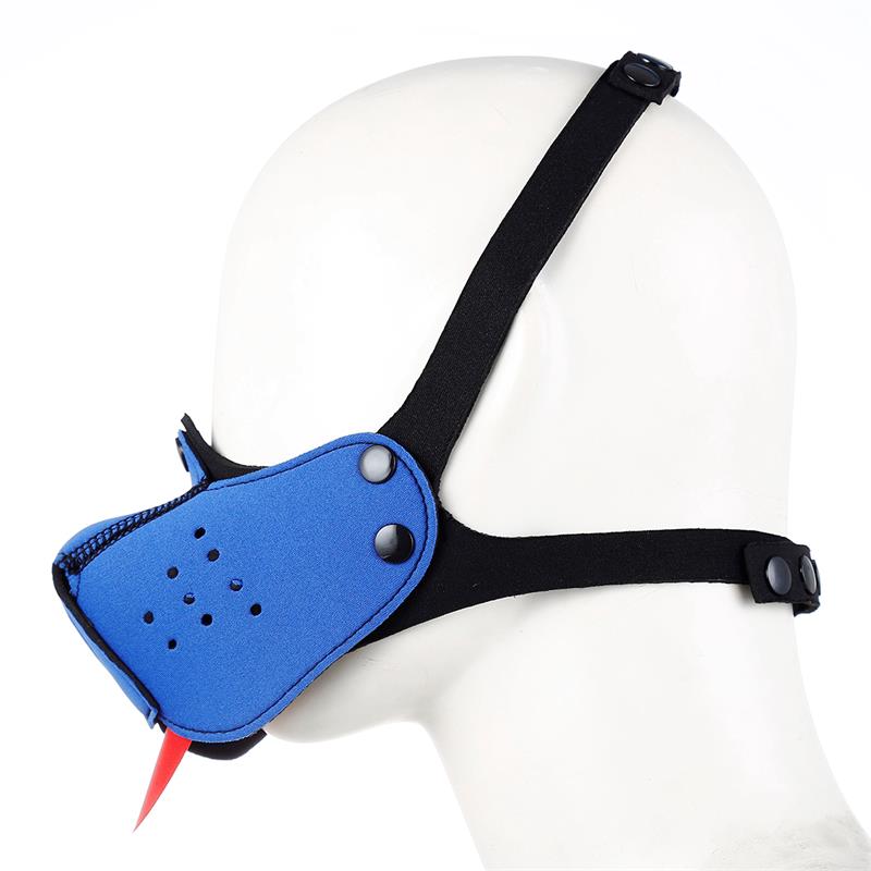 Neoprene Puppy Face Mask Blue - Image 3