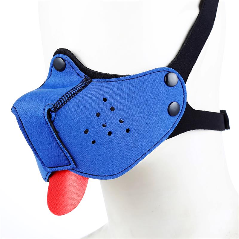 Neoprene Puppy Face Mask Blue - Image 4