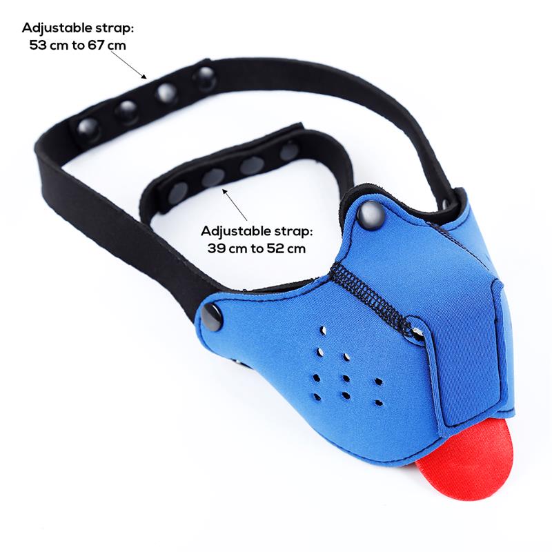 Neoprene Puppy Face Mask Blue - Image 8